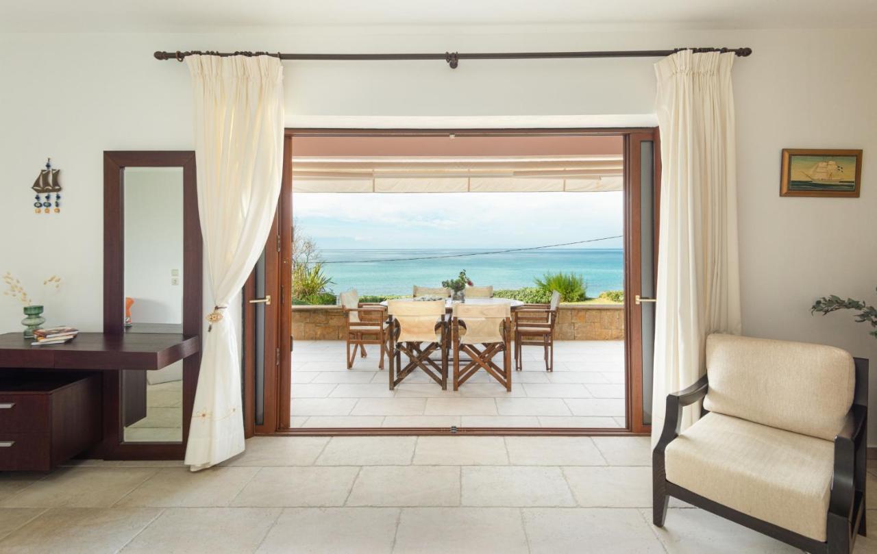 Seagrove, Beachfront Villa In Possidi #Feelslikehome Скала-Фуркас Екстер'єр фото