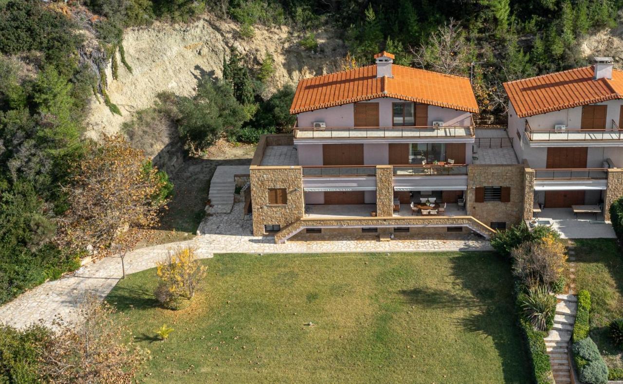 Seagrove, Beachfront Villa In Possidi #Feelslikehome Скала-Фуркас Екстер'єр фото